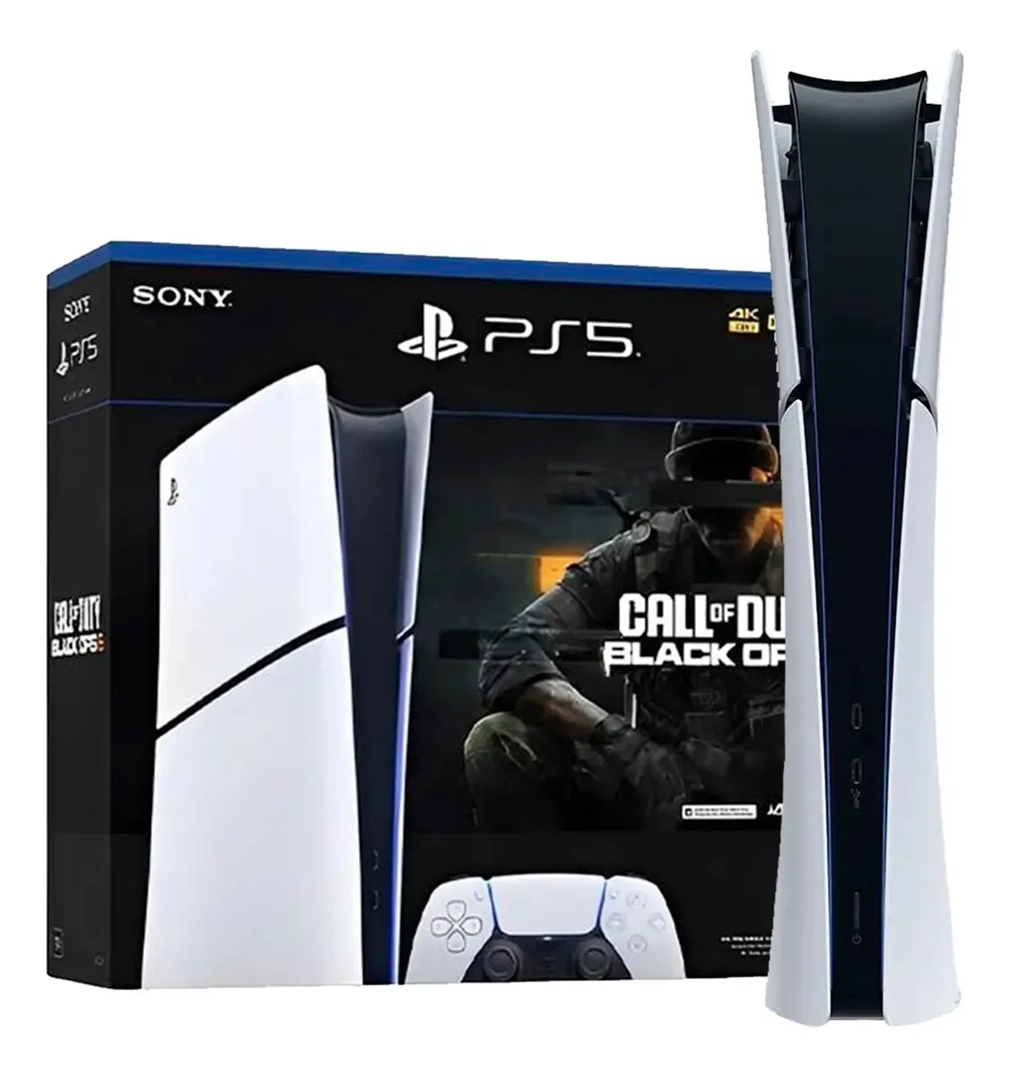 PlayStation 5 Slim Edição Digital 1TB 1 Controle Branco Sony