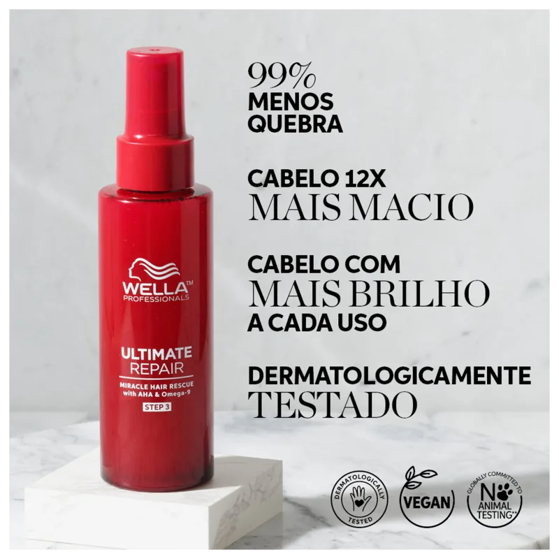 Tratamento Leave-in Capilar Wella Ultimate Repair Miracle Hair Rescue 95ml - Imagem 5