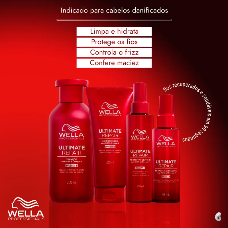 Kit Wella Professionals Ultimate Repair - 4 Produtos - Imagem 9