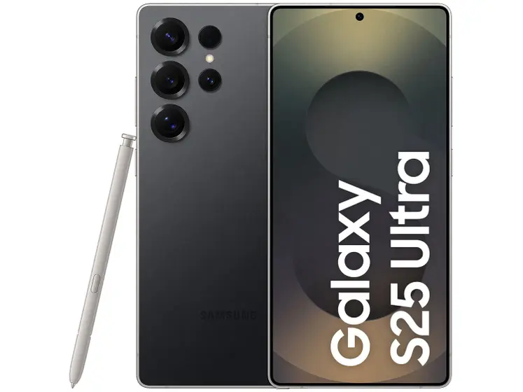 Samsung Galaxy S25 Ultra 5G 256GB Galaxy AI Titânio Preto 6,9" 12GB RAM